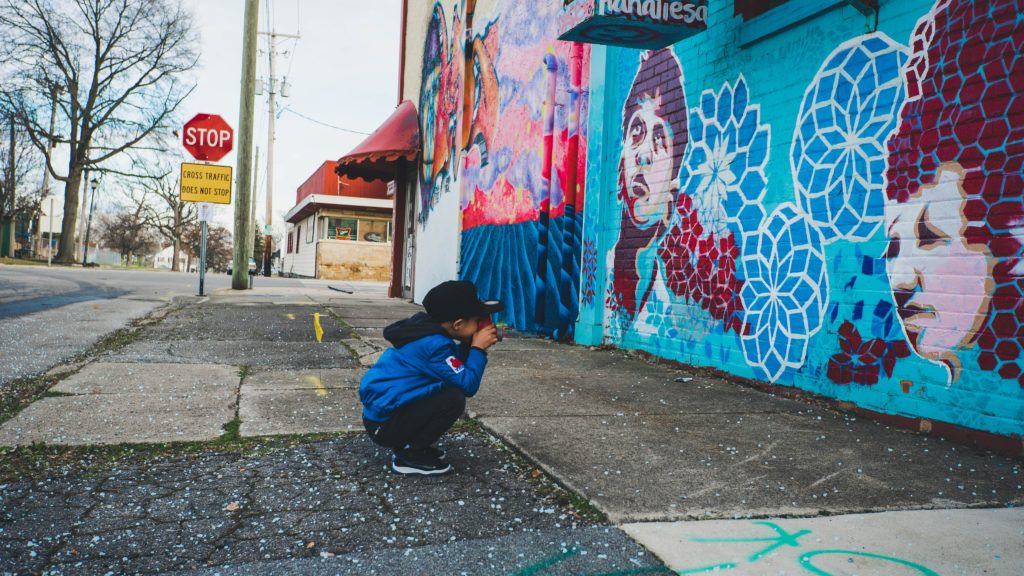 street-art enfants